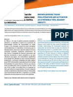 Proliferación Y Activación Del Tejido Adiposo Pardo Como Posible Herramienta Contra La Obesidad