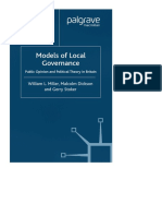 Models of Local Governance