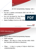 Introduction of JAVA