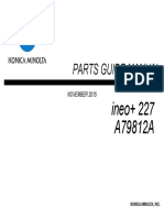 Parts Guide Manual: Ineo+ 227 A79812A
