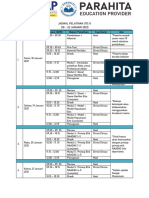 Jadwal Kurikulum 8