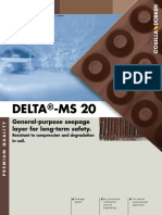Delta - MS 20: General-Purpose Seepage Layer For Long-Term Safety