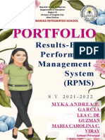 Portfolio: Results-Based Performance Management System (RPMS)