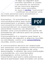 Convocatória É Algo Ou Alguém Que Convoca. O Conceito Também É Usado