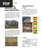 Structural Geology and Rock Mechanics: Important Terms