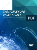 The Mobile Core Under Attack: Securing The 4G/LTE EPC & Preparing For 5G Migration