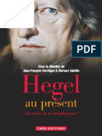 KERVÉGAN, Jean-François (Org.) Hegel Au Présent