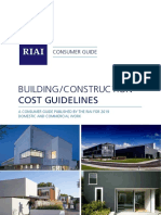 Building/Construction Cost Guidelines: Consumer Guide