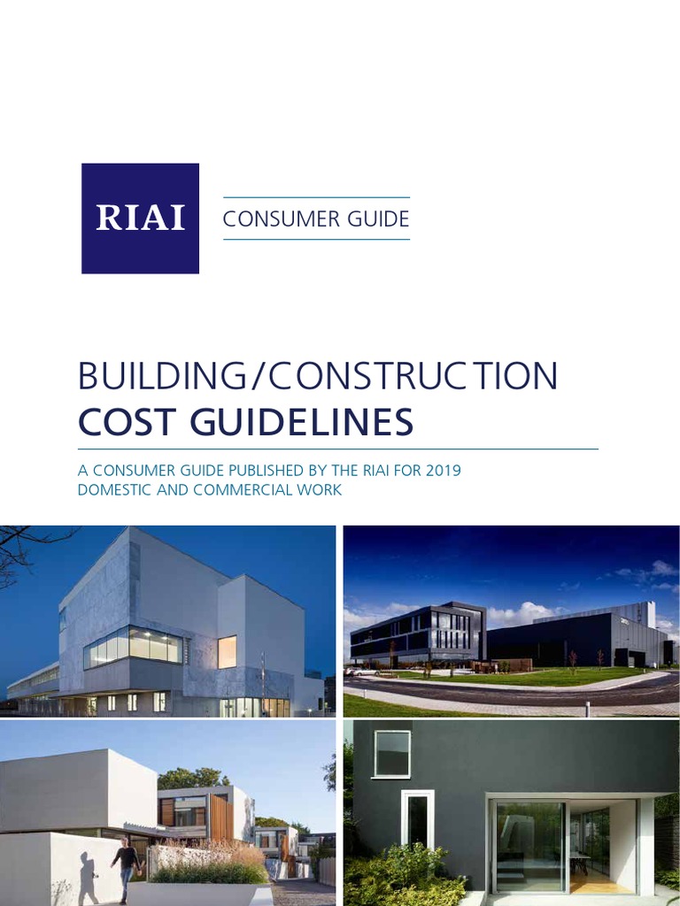 Building/Construction Cost Guidelines Consumer Guide PDF Architect