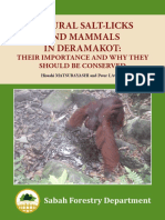 Deramakot Natural Salt Lick Soils - Reference Material