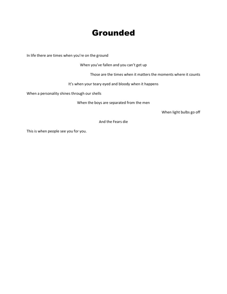 Grounded | PDF | General Fiction
