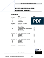 Instruction Manual For Control Valves