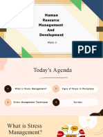 Human Resource Management and Development: PSDA-3