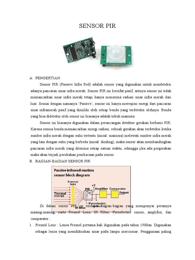 Sensor Pir | PDF