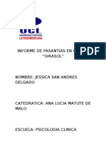 Informe de Pasantias en Clinica