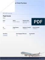 Plane Ticket Purchase: Booking Date
