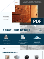 ALTERNATE BUILDING MATERIALS - Porotherm Bricks (2) - 220510 - 075940 - Compressed