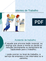 Acidentes trabalho riscos prevenção