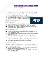 Electric Current and Its Effects Class 7 Science Notes