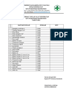 FORMAT USULAN ALAT KESEHATAN