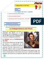 Lectura 28 de Julio