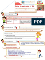 V Ciclo - Ficha de Aplicacion-Sesion 6-Semana 03 - Exp.05-Com.