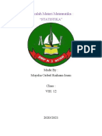 Makalah Materi Matematika Statistika