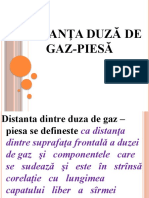 11distanţa Duză de Gaz-Piesă