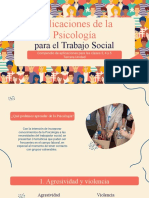 Aplicaciones de La Psicologia para El Trabajo Social