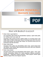 Pengolahan - Bahan - Galian - Feliciano Bintang