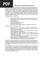 LABOUR MARKET INFORMATION SYSTEM Compilation