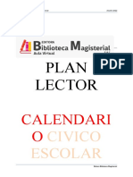 Plan Lector - Calendario Cívico Julio - 2022