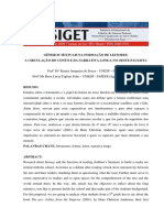 Generos Textuais Na Formacao de Leitores A Circulacao Do Conto e Da Narrativa Longa