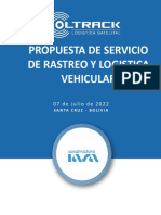 Propuesta de Servicio de Rastreo y Logistica Vehicular