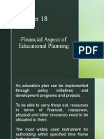 Financial Aspect of Educational Planning