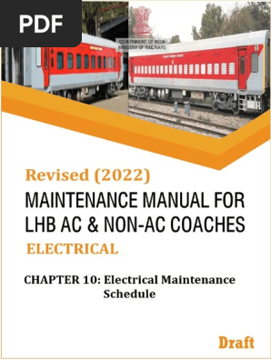 Revision of Chapter 10 - Electrical Maintenance Schedule of LHB Manual (Electrical)