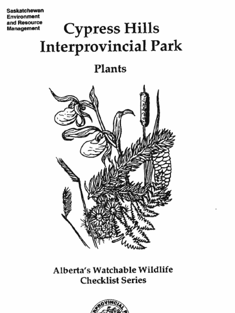 Plants of Cypress Hills Provincial Park PDF