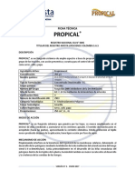 Ficha Tecnica - Propical