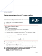 Cours Integrales Dependant D Un Parametre