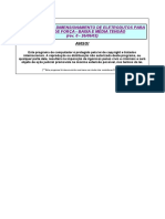 Dimensionamento de Eletrodutos BT - MT