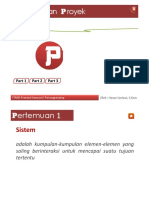 Penelitian Proyeksi Proyek