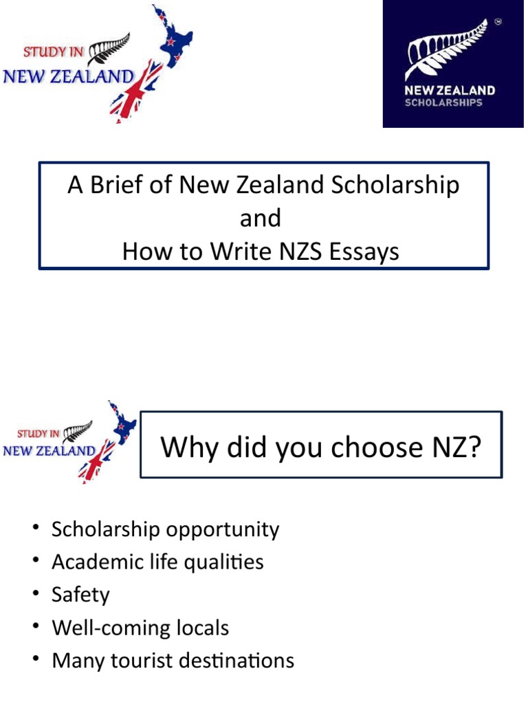 new zealand scholarship essay