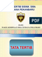 TATA TERTIB SISWA SMA CENDANA