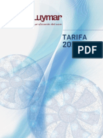 Tarifa Luymar 2020