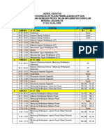 Jadwal Workshop PSP