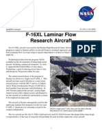NASA Facts F-16XL Laminar Flow Research Aircraft