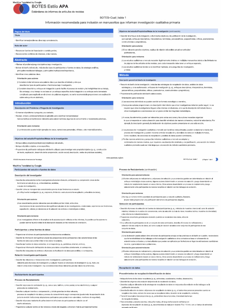 JARS Qual1 Español PDF