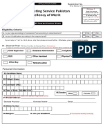 Grand Testing Service Pakistan Excellency of Merit: GTS Test For Various Posts