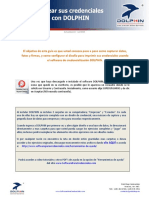 Guia para Crear Credenciales Con DOLPHIN 2015