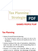 11 Tax Planning Startegies